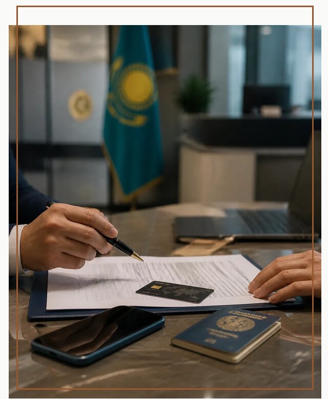 Открытие счета и банковской карты в Казахстане в Невинномысске